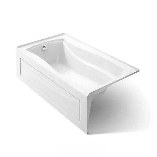 [KOH-1229-LA-0] Kohler 1229-LA-0 Mariposa 66" x 36" Alcove Bath Left Drain White