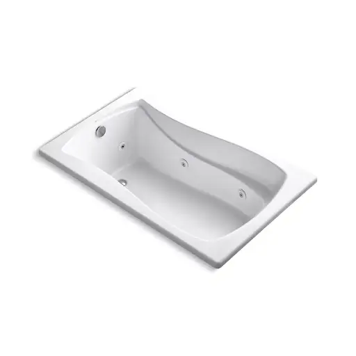 [KOH-1239-0] Kohler 1239-0 Mariposa 60" x 36" Drop-in Whirlpool Bath White