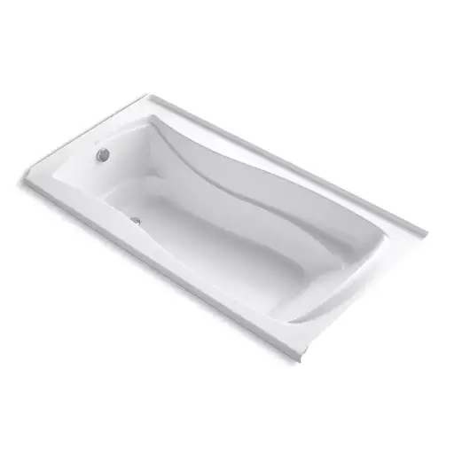 [KOH-1239-GHLF-0] Kohler 1239-GHLF-0 Mariposa 60" x 36" Alcove Heated Bubble Massage Air Bath Left Drain White