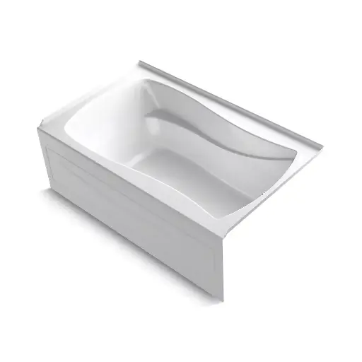 [KOH-1239-GHRAW-0] Kohler 1239-GHRAW-0 Mariposa 60" x 36" Alcove Heated Bubble Massage Air Bath Right Drain White