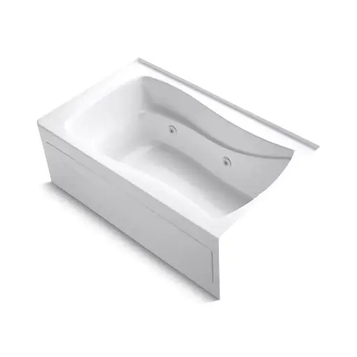 [KOH-1239-HR-0] Kohler 1239-HR-0 Mariposa 60" x 36" Alcove Heated Whirlpool Right Drain White
