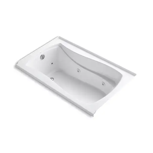 [KOH-1239-LH-0] Kohler 1239-LH-0 Mariposa 60" x 36" Alcove Heated Whirlpool Left Drain White