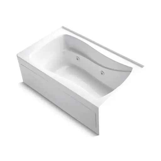 [KOH-1239-RA-0] Kohler 1239-RA-0 Mariposa 60" x 36" Alcove Whirlpool Right Drain and Adjustable Jets White