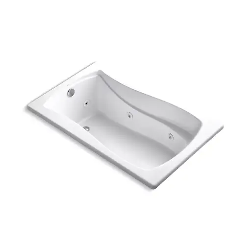 [KOH-1239-W1-0] Kohler 1239-W1-0 Mariposa 60" x 36" Drop-in Whirlpool Bath Heated Surface White