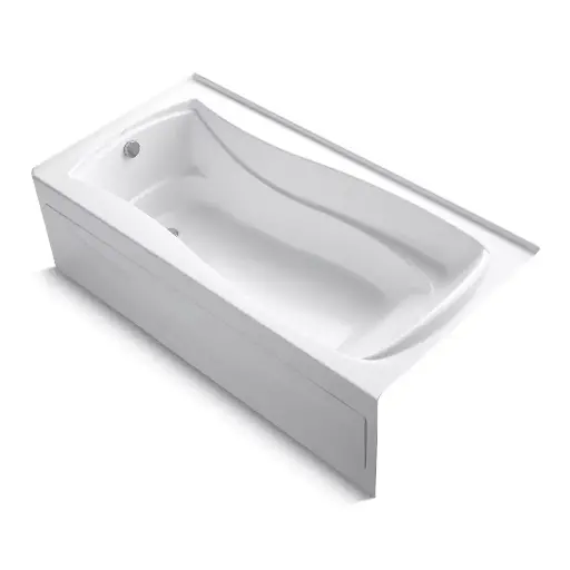 [KOH-1257-GHLA-0] Kohler 1257-GHLA-0 Mariposa 72" x 36" Alcove Heated Bubble Massage Air Bath Left Drain White