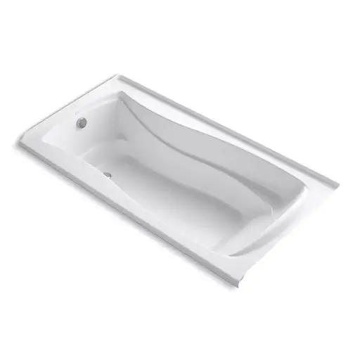 [KOH-1257-GHLW-0] Kohler 1257-GHLW-0 Mariposa 72" x 36" Alcove Heated Bubble Massage Air Bath Left Drain White