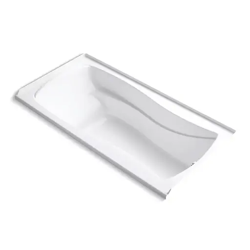 [KOH-1257-GHRW-0] Kohler 1257-GHRW-0 Mariposa 72" x 36" Alcove Heated Bubble Massage Air Bath Right Drain White