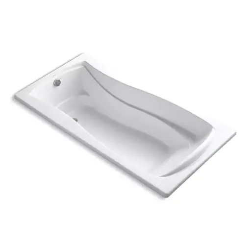 [KOH-1257-GHW-0] Kohler 1257-GHW-0 Mariposa 72-1/4" x 36-1/4" Drop-in Heated Bubble Massage Air Bath White