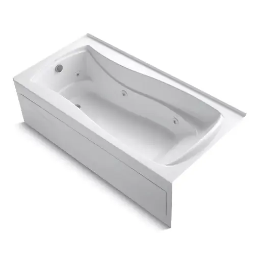 [KOH-1257-HL-0] Kohler 1257-HL-0 Mariposa 72" x 36" Alcove Whirlpool Bath Left Drain White