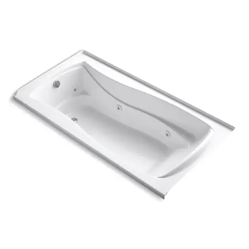 [KOH-1257-L-0] Kohler 1257-L-0 Mariposa 72" x 36" Alcove Whirlpool Bath Left Drain White