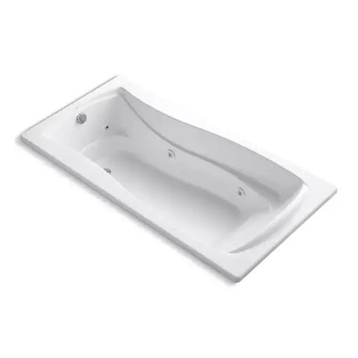[KOH-1257-W1-0] Kohler 1257-W1-0 Mariposa 72" x 36" Drop-in Whirlpool Bath Heated Surface White