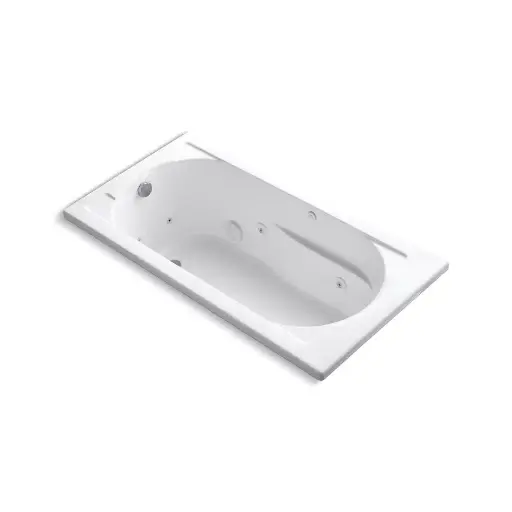 [KOH-1357-H-0] Kohler 1357-H-0 Devonshire 60" x 32" Drop-in Whirlpool Bath Heater White
