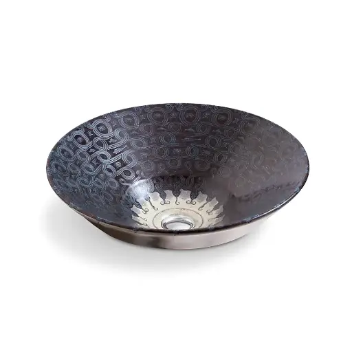 [KOH-14223-SP-G9] Kohler 14223-SP-G9 Serpentine Bronze Vessel Conical 16-1/4" Round Vessel Bathroom Sink Sandbar