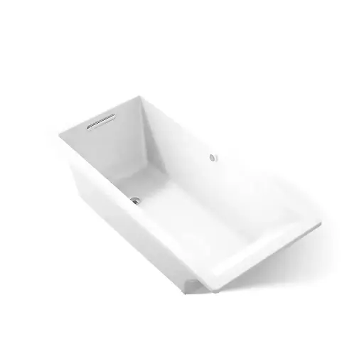 [KOH-1821-W1-0] Kohler 1821-W1-0 Underscore 66 X 32 Drop-In Bath With Bask Heated Surface And End Drain