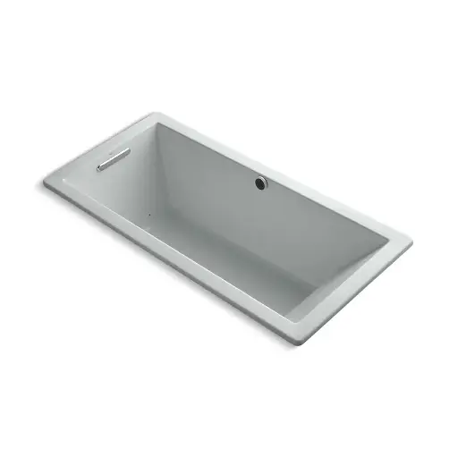 [KOH-1822-GH-95] Kohler 1822-GH-95 Underscore 66" x 32" Drop-in Heated Bubble Massage Air Bath Ice Grey