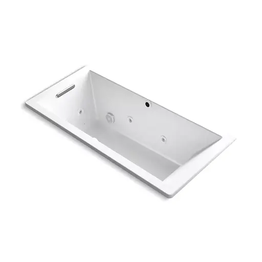 [KOH-1822-XHGH-0] Kohler 1822-XHGH-0 Underscore 66" x 32" Drop-in Heated Bubble Massage Air Bath Whirlpool White
