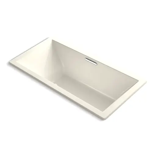 [KOH-1835-GH-96] Kohler 1835-GH-96 Underscore 72" x 36" Drop-in Heated Bubble Massage Air Bath Biscuit