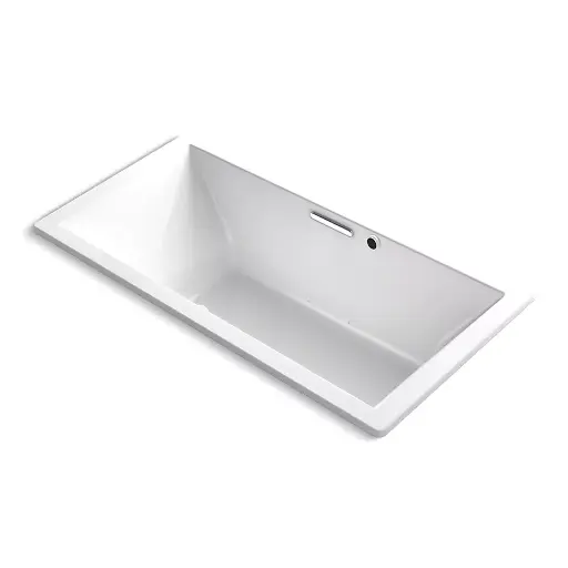 [KOH-1835-GHW-0] Kohler 1835-GHW-0 Underscore 72" x 36" Drop-in Heated Bubble Massage Air Bath White