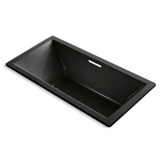 [KOH-1835-GHW-7] Kohler 1835-GHW-7 Underscore 72" x 36" Drop-in Heated Bubble Massage Air Bath Black