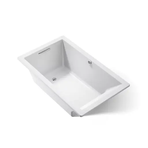 [KOH-1848-W1-95] Kohler 1848-W1-95 Underscore 60" x 36" Drop-in Bath With Bask Heated Surface Ice Grey