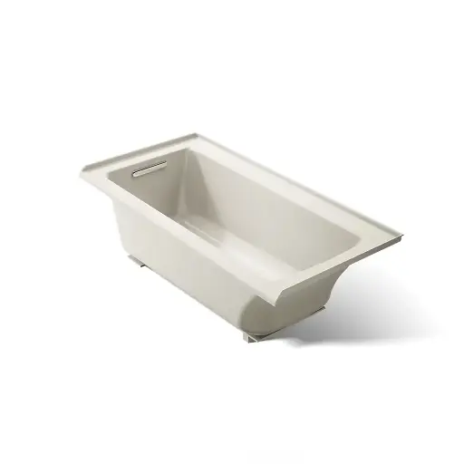 [KOH-1946-L-96] Kohler 1946-L-96 Archer 60" x 30" Alcove Bath Left Drain Biscuit