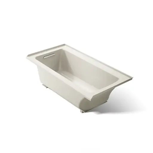 [KOH-1946-LW-96] Kohler 1946-LW-96 Archer 60" x 30" Alcove Bath Heated Surface Left Drain Biscuit