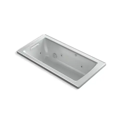 [KOH-1947-95] Kohler 1947-95 Archer 60" x 30" Drop-in Whirlpool Bath Ice Grey