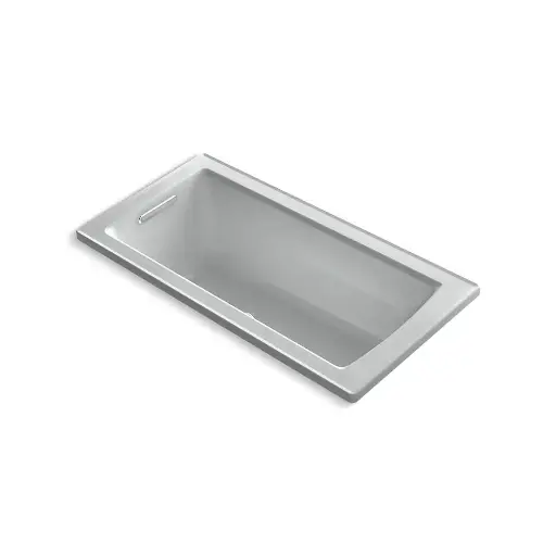 [KOH-1947-GH-95] Kohler 1947-GH-95 Archer 60" x 30" Drop-in Heated Bubble Massage Air Bath Ice Grey