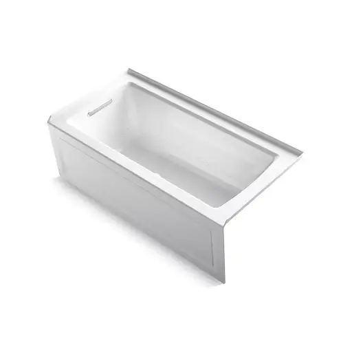 [KOH-1947-GHLA-0] Kohler 1947-GHLA-0 Archer 60" x 30" Alcove Heated Bubble Massage Air Bath Left Drain White