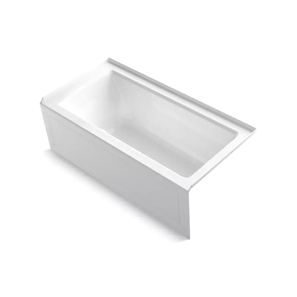 [KOH-1947-GHRAW-0] Kohler 1947-GHRAW-0 Archer 60" x 30" Alcove Heated Bubble Massage Air Bath White