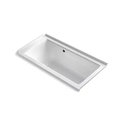 [KOH-1947-GHRW-0] Kohler 1947-GHRW-0 Archer 60" x 30" Alcove Heated Bubble Massage Air Bath Right Drain White