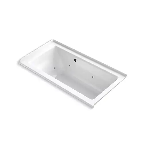 [KOH-1947-RW-0] Kohler 1947-RW-0 Archer 60" x 30" Alcove Whirlpool Heated Bath Right Drain White