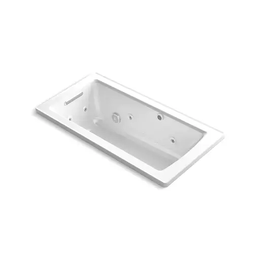 [KOH-1947-XHGH-0] Kohler 1947-XHGH-0 Archer 60" x 30" Drop-in Heated Bubble Massage Air Bath Whirlpool White
