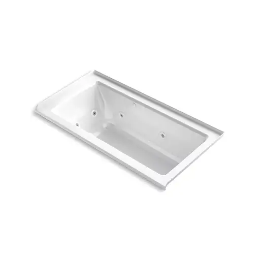 [KOH-1947-XHGHR-0] Kohler 1947-XHGHR-0 Archer 60" x 30" Alcove Heated Bubble Massage Air Bath Whirlpool Right Drain White