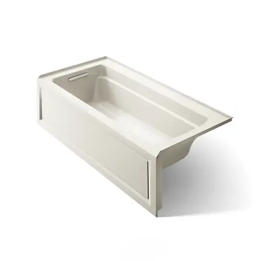 [KOH-1948-LAW-96] Kohler 1948-LAW-96 Archer 66" x 32" Alcove Bath Heated Surface Left Drain Biscuit