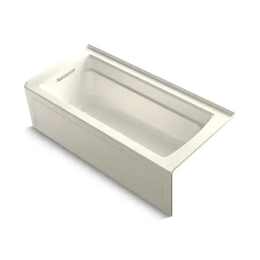 [KOH-1949-GHLA-96] Kohler 1949-GHLA-96 Archer 66" x 32" Alcove Heated Bubble Massage Air Bath Left Drain Biscuit