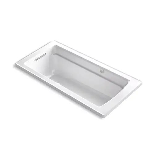 [KOH-1949-GHW-0] Kohler 1949-GHW-0 Archer 66" x 32" Drop-in Heated Bubble Massage Air Bath White