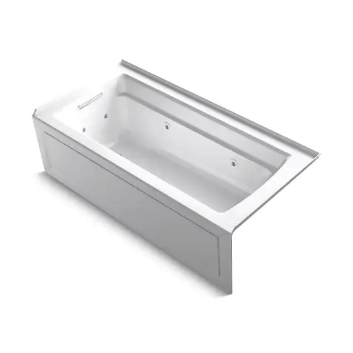 [KOH-1949-HLA-0] Kohler 1949-HLA-0 Archer 66" x 32" Alcove Heated Whirlpool Left Hand White