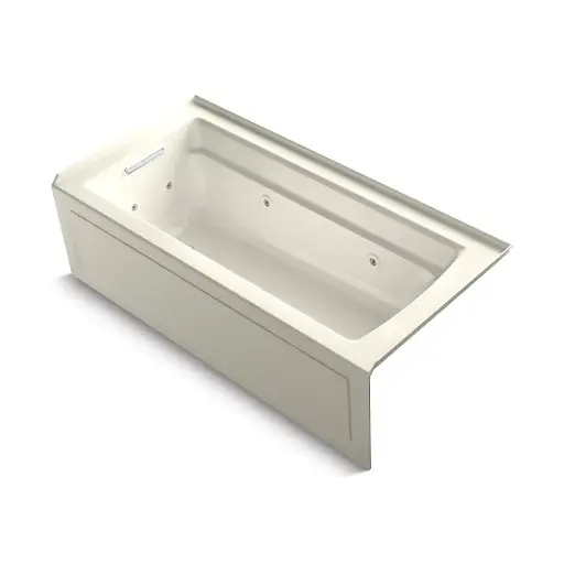 [KOH-1949-LA-96] Kohler 1949-LA-96 Archer 66" x 32" Integral Apron Whirlpool With Left Drain Biscuit