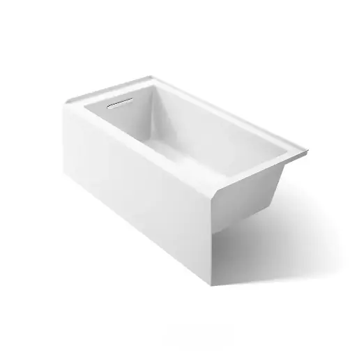 [KOH-1956-LA-0] Kohler 1956-LA-0 Underscore 60" x 30" Alcove Bath Left Drain White