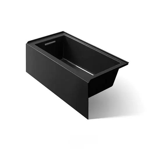 [KOH-1956-LA-7] Kohler 1956-LA-7 Underscore 60" x 30" Alcove Bath Left Drain Black