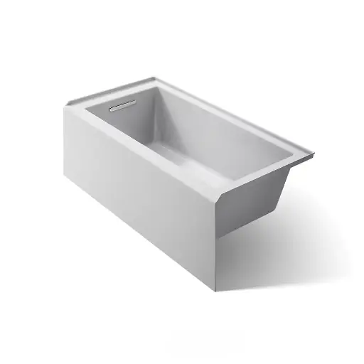 [KOH-1956-LA-95] Kohler 1956-LA-95 Underscore 60" x 30" Alcove Bath Left Drain Ice Grey