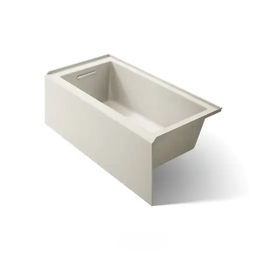 [KOH-1956-LA-96] Kohler 1956-LA-96 Underscore 60" x 30" Alcove Bath Left Drain Biscuit
