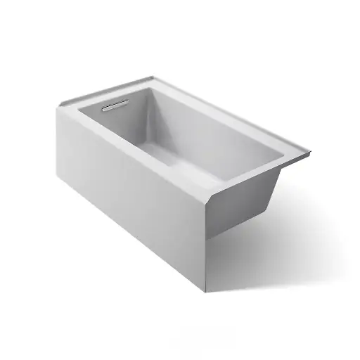 [KOH-1957-LA-95] Kohler 1957-LA-95 Underscore 60" x 32" Alcove Bath Left Drain Ice Grey