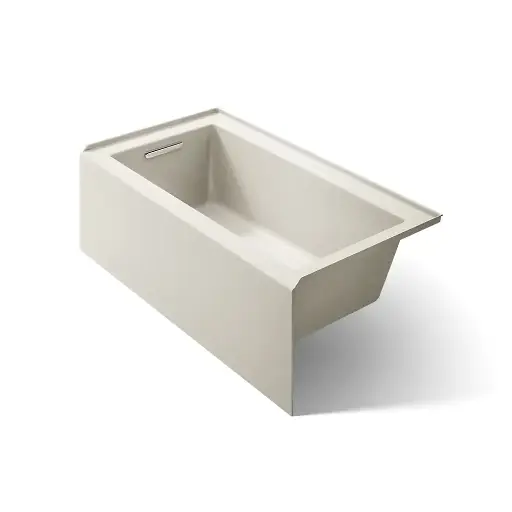 [KOH-1957-LA-96] Kohler 1957-LA-96 Underscore 60" x 32" Alcove Bath Left Drain Biscuit
