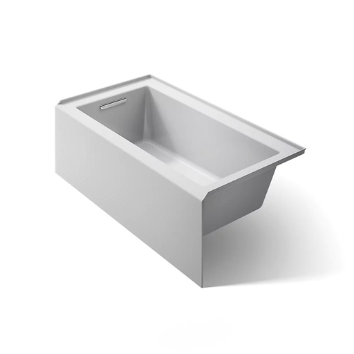 [KOH-1957-RA-95] Kohler 1957-RA-95 Underscore 60" x 32" Alcove Bath Right Drain Ice Grey