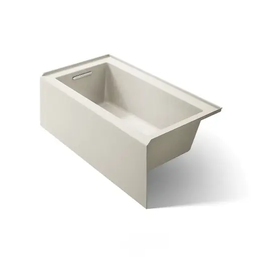 [KOH-1957-RA-96] Kohler 1957-RA-96 Underscore 60" x 32" Alcove Bath Right Drain Biscuit
