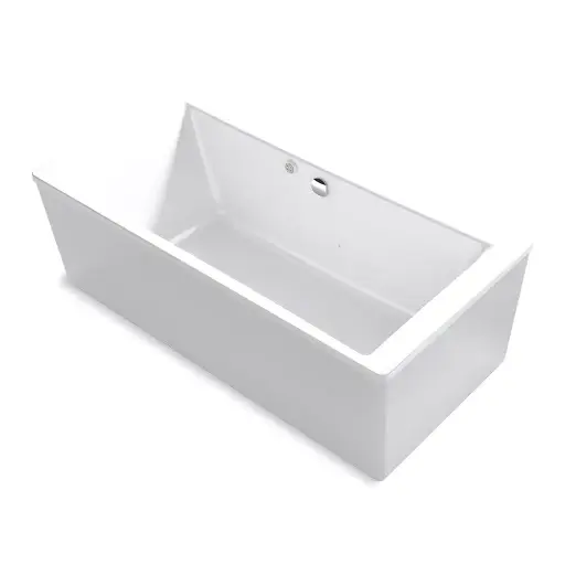 [KOH-1958-GH-0] Kohler 1958-GH-0 Stargaze 72" x 36" Freestanding Heated Bubble Massage Air Bath White