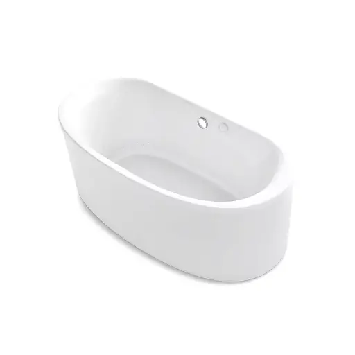 [KOH-1966-GH-0] Kohler 1966-GH-0 Sunstruck 65-1/2" x 35-1/2" Freestanding Heated Bubble Massage Air Bath White