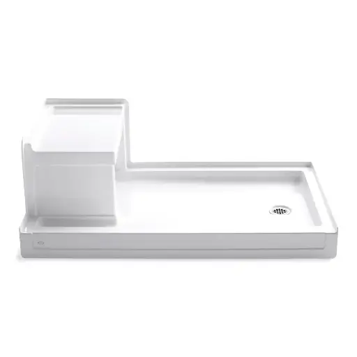 [KOH-1978-0] Kohler 1978-0 Tresham 60 X 36 Receptor With Integral Seat And Right-Hand Drain
